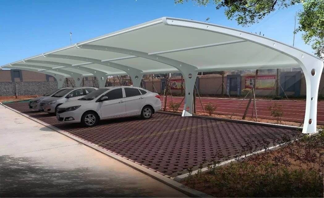 合肥安裝膜結(jié)構(gòu)汽車停車棚景觀棚圖紙工程