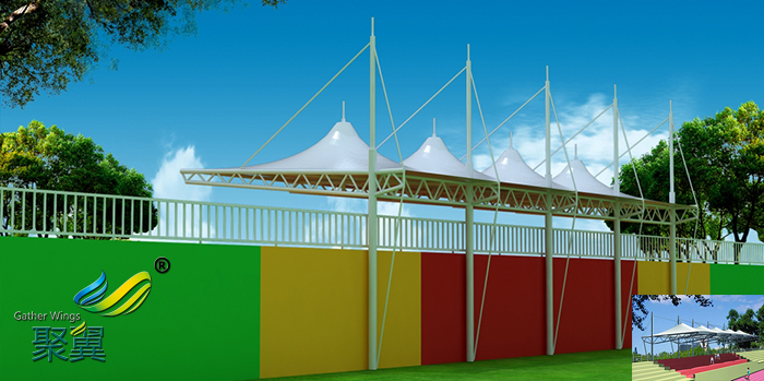 河南膜結(jié)構(gòu)體育場(chǎng)館看臺(tái)廠家設(shè)計(jì)方案圖