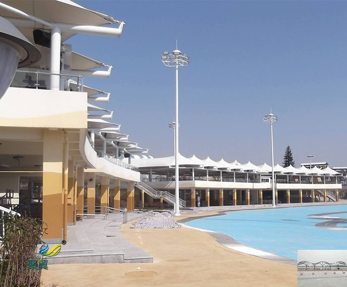 浙江膜結(jié)構(gòu)體育看臺(tái)場(chǎng)館廠家施工方案平面圖