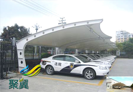 合肥安裝膜結(jié)構(gòu)汽車停車棚景觀棚廠家圖紙工程