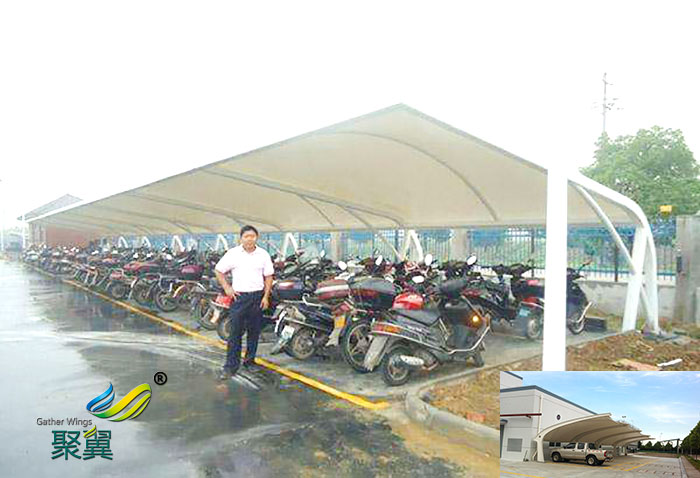 四川工地非機動車停車棚大小施工方案效果圖設(shè)計規(guī)范