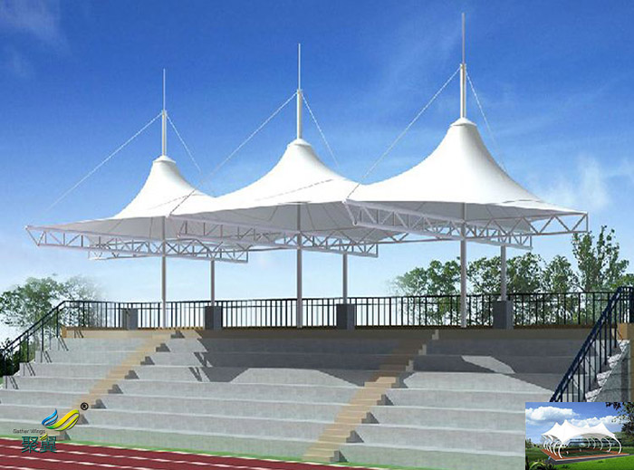 上海膜結(jié)構(gòu)體育館遮陽看臺(tái)球場(chǎng)膜設(shè)計(jì)公司