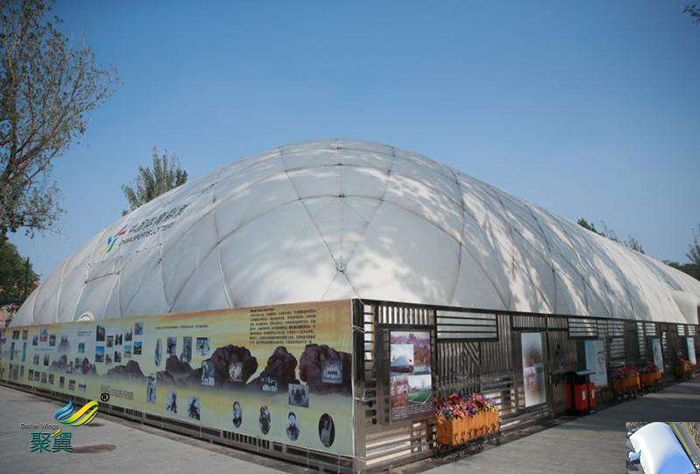 北京充氣雙層張拉膜結(jié)構(gòu)建筑大師實(shí)例工程價(jià)格廠家