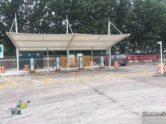 張家港安裝膜結(jié)構(gòu)汽車停車棚定制工程廠家電話 