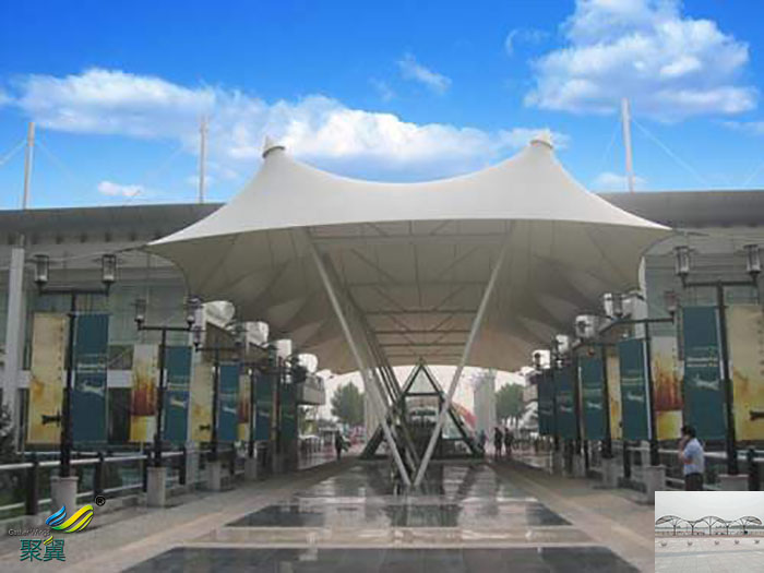 溫州學(xué)校景觀膜結(jié)構(gòu)停車棚定做生產(chǎn)廠家圖紙