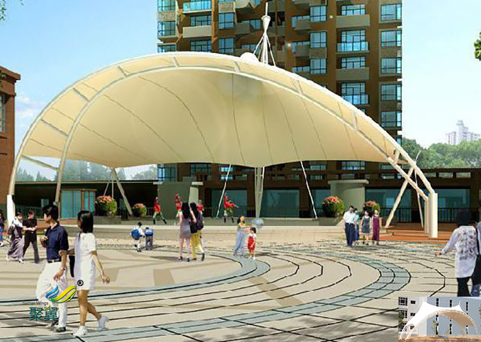 西安膜結(jié)構(gòu)張拉膜舞臺景觀設(shè)施批發(fā)造價施工圖廠家