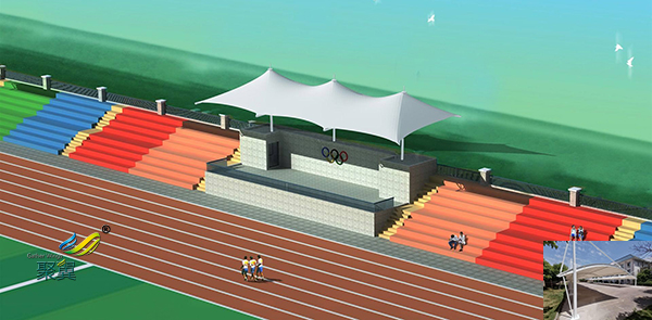 河南膜結(jié)構(gòu)體育場館看臺平面圖生產(chǎn)廠家承包價格圖片