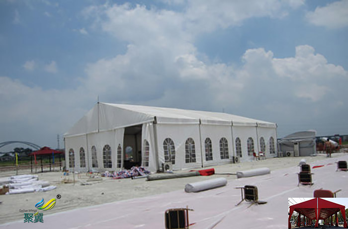 上海膜結(jié)構(gòu)婚慶活動展覽帳篷防風(fēng)篷房廠家施工方案