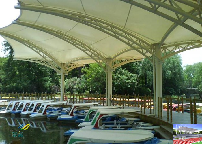 陜西膜結(jié)構(gòu)露天體育場(chǎng)看臺(tái)雨棚球場(chǎng)膜設(shè)計(jì)施工