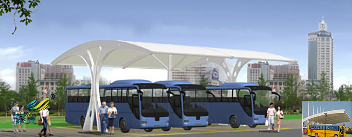武漢膜結(jié)構(gòu)大巴定制汽車停車棚景觀多少報價設計效果圖