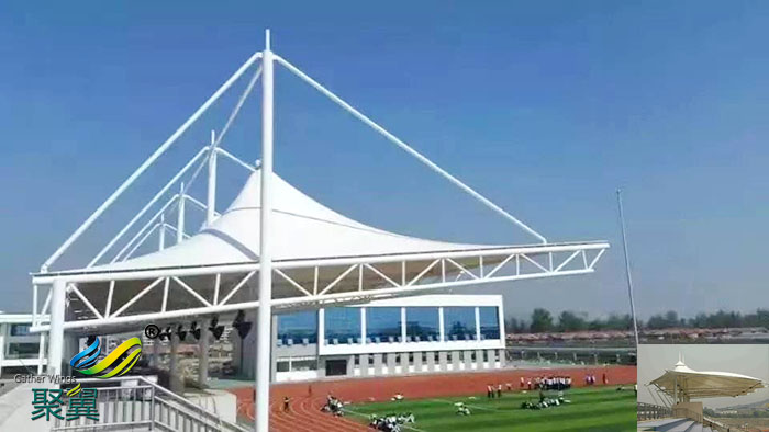 河南膜結(jié)構(gòu)體育看臺(tái)場(chǎng)館造型生產(chǎn)廠家承包價(jià)格圖片