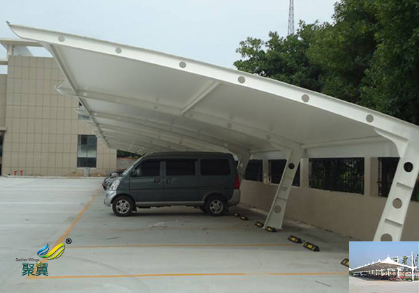 寧波安裝膜結(jié)構(gòu)汽車停車棚景觀棚工程圖紙哪家好