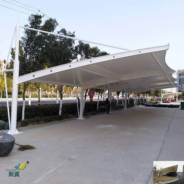 江蘇膜結(jié)構(gòu)定制汽車充電樁停車棚景觀報價公司施工方案