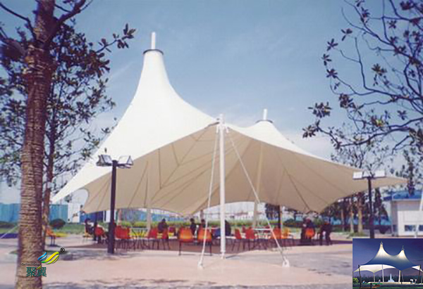 山東膜結(jié)構(gòu)景觀張拉膜雨棚停車棚工程圖片設(shè)計