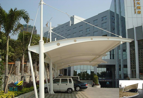 山東膜結(jié)構(gòu)定制停汽車充電樁車棚景觀工程報(bào)價(jià)公司