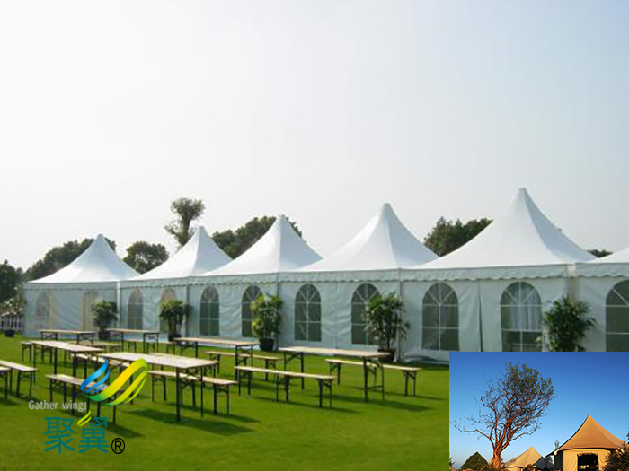 烏魯木齊膜結構搭建戶外租賃婚慶帳篷防風篷房廠家
