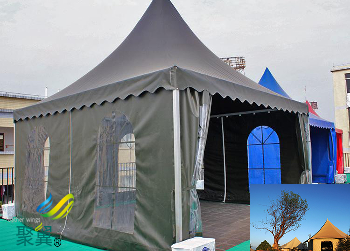 鄭州歐式搭建膜結構展覽戶外臨時倉庫篷帳倉儲活動篷房制