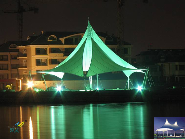深圳膜結(jié)構(gòu)景觀張拉膜傘停車棚雨棚、景觀小品公司工程設(shè)