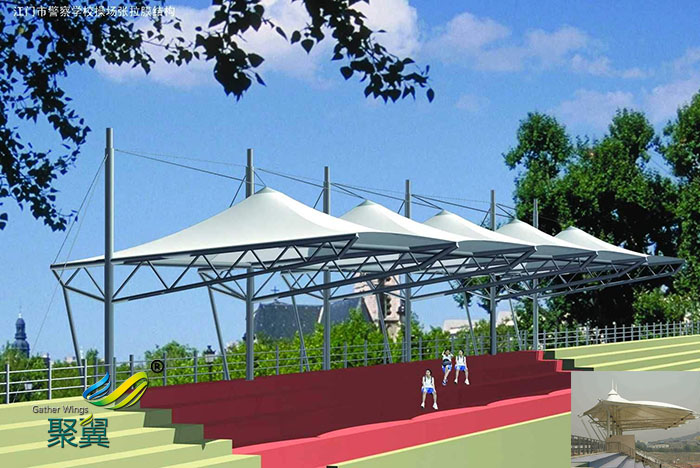 濰坊膜結(jié)構(gòu)體育看臺(tái)場(chǎng)館平面圖生產(chǎn)廠家承包價(jià)格圖片造型