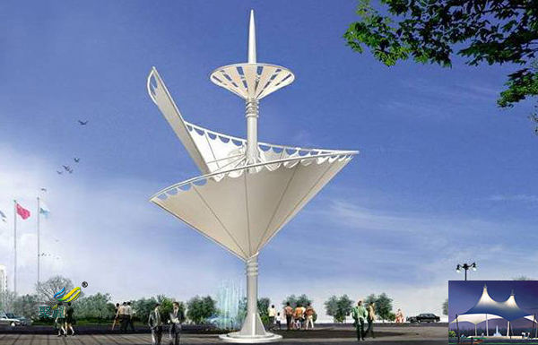 安徽膜結構室內(nèi)張拉膜景觀棚設計施工效果圖安裝多少一平