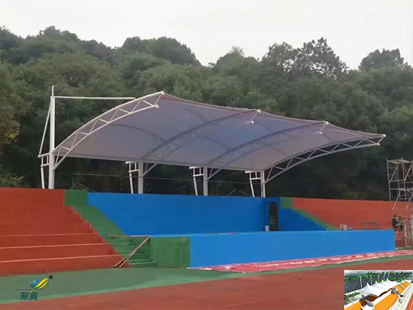 河南膜結構體育看臺場館找哪家平面圖承包價格