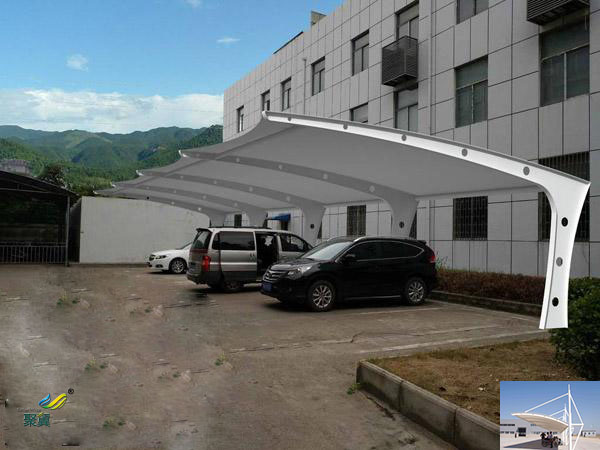 浙江膜結(jié)構(gòu)汽車充電樁停車棚景觀安裝施工方案設(shè)計(jì)效果圖