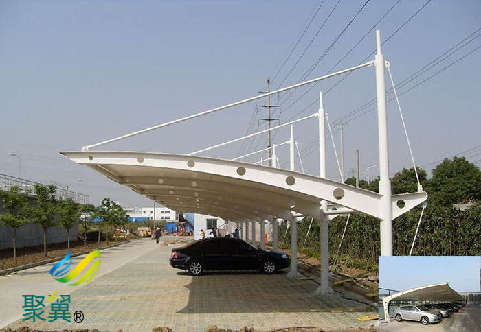 安徽膜結構室內(nèi)張拉膜停車棚雨棚設計工程材料看臺報價廠