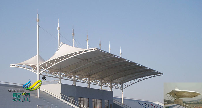 河南膜結構體育場館看臺找哪家公司生產供應平面圖