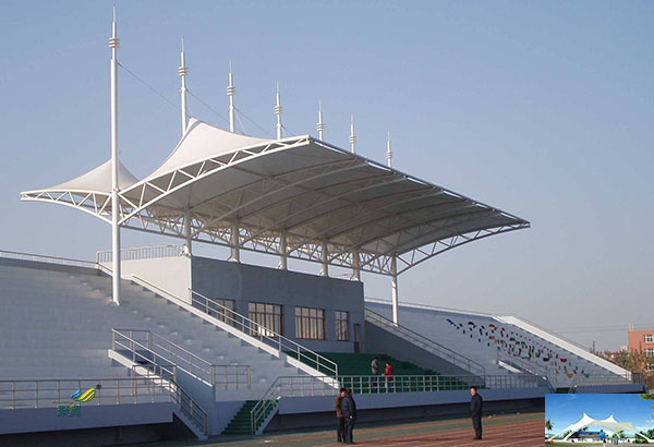 青島充氣張拉結構和膜結構建筑設施安裝設計說明