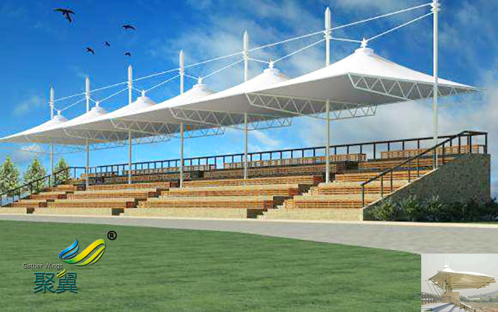 南京膜結構體育看臺承包價格圖片造型設備工程公司