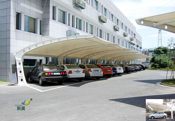 山東膜結(jié)構(gòu)定制充電樁汽車停車棚景觀工程報價施工方案
