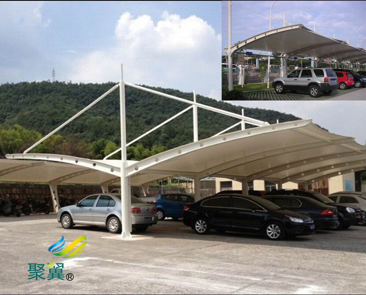 膜結(jié)構(gòu)車棚膜材多少錢(qián)一個(gè)平方|車棚款式有哪些
