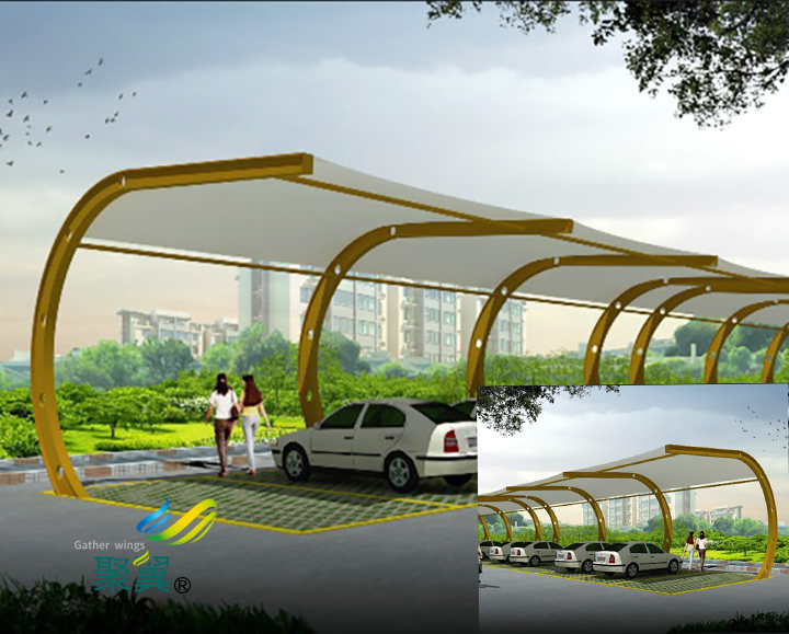 黃山膜結(jié)構(gòu)汽車棚優(yōu)勢(shì)|造價(jià)合理|施工周期短