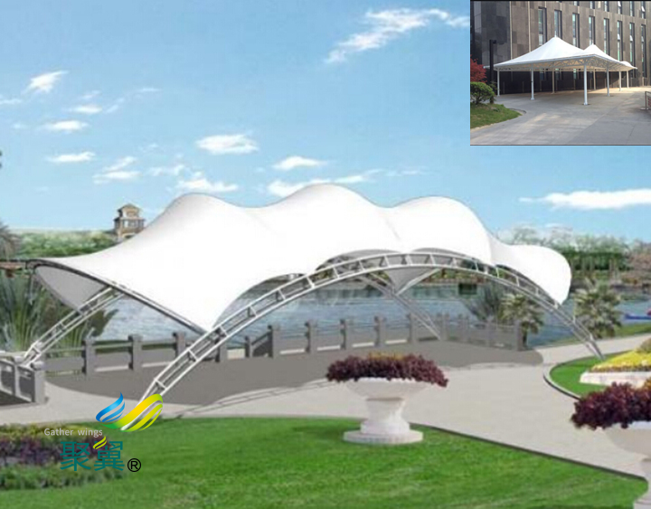 膜結(jié)構車棚進口材料|聚翼公司實力雄厚