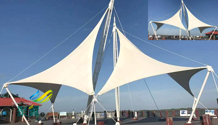 膜結(jié)構(gòu)汽車停車棚給我們生活帶來便利|張拉膜結(jié)構(gòu)