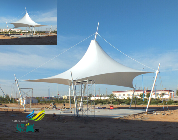 膜結(jié)構(gòu)停車棚多少錢一個(gè)平方|鋼材鋼用量