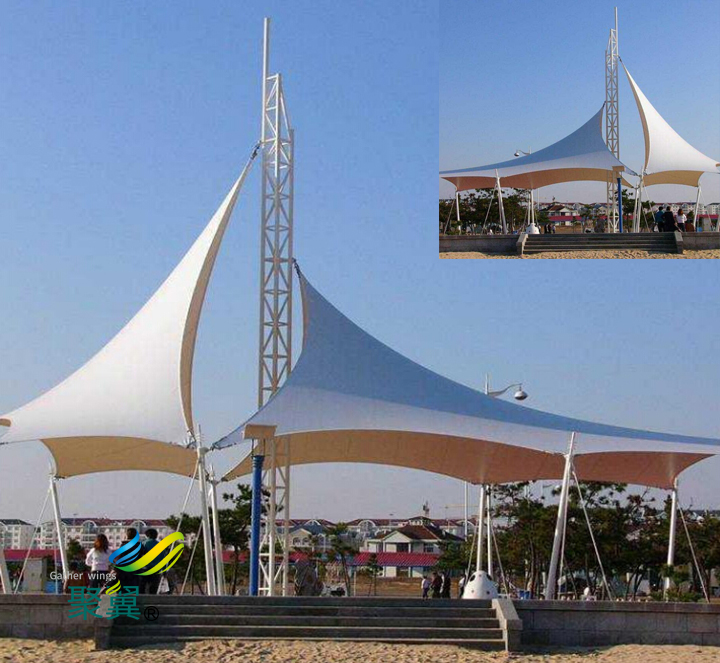 膜結(jié)構(gòu)車棚設(shè)計(jì)避免噪音|車棚安全預(yù)防措施