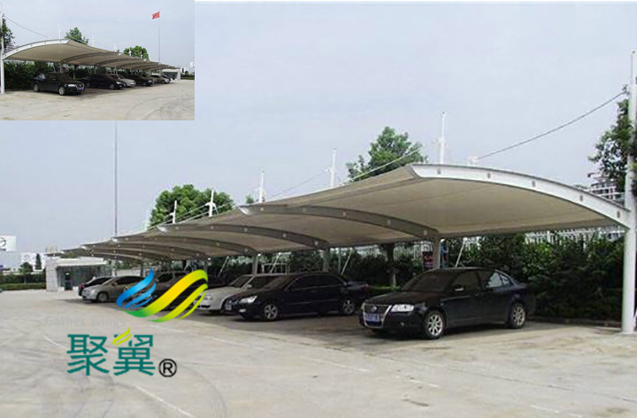 汽車停車棚膜結構材質(zhì)選用|車棚成本低
