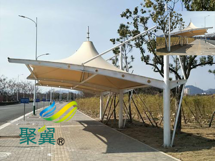 汽車停車棚車棚新潮流新動態(tài)膜結構車棚強勢來臨