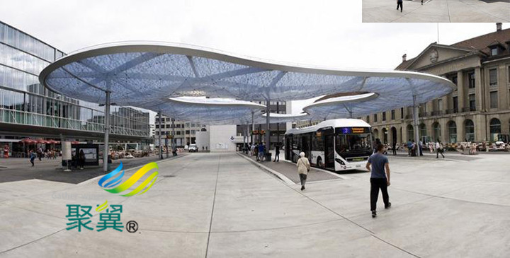 膜結(jié)構(gòu)停車棚材料科學研究總分析|膜材遮陽特性