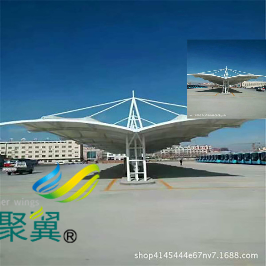 聚翼膜結(jié)構(gòu)車棚優(yōu)勢|膜結(jié)構(gòu)停車棚特點