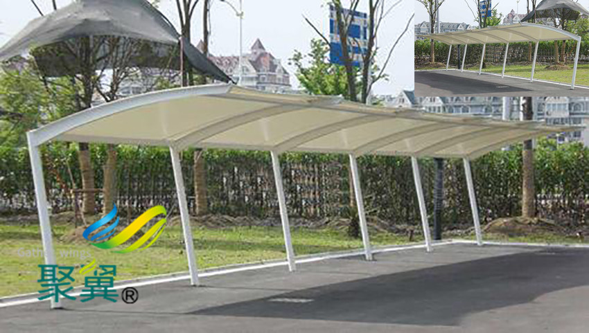膜結(jié)構(gòu)停車棚哪些優(yōu)點|膜結(jié)構(gòu)車棚遮風擋雨