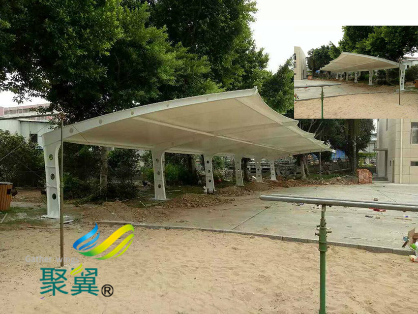  膜結(jié)構(gòu)停車棚設(shè)計(jì)|汽車停車棚人性化設(shè)計(jì)  