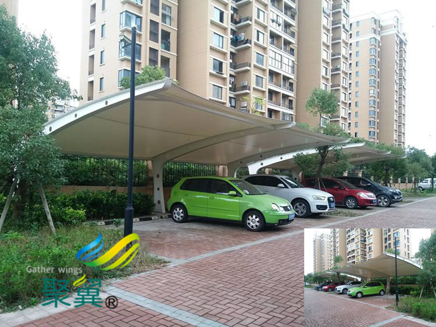 膜結(jié)構(gòu)車棚PVF薄膜比PVDF薄膜好在哪里