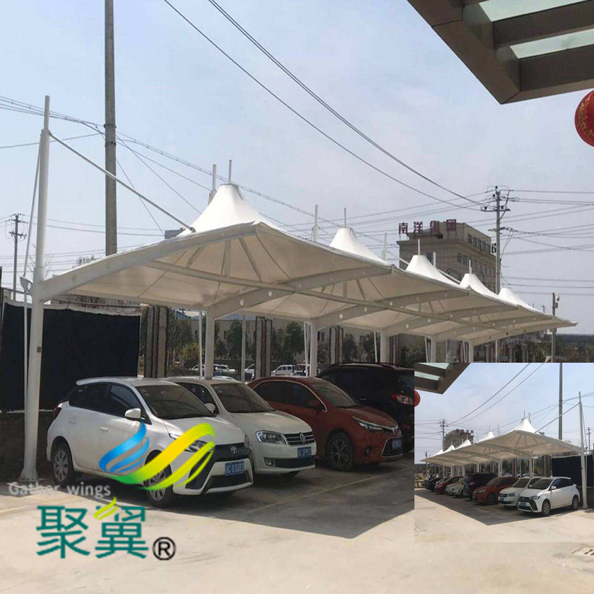 汽車棚在修建注意事項(xiàng)|膜結(jié)構(gòu)汽車停車棚安全穩(wěn)固