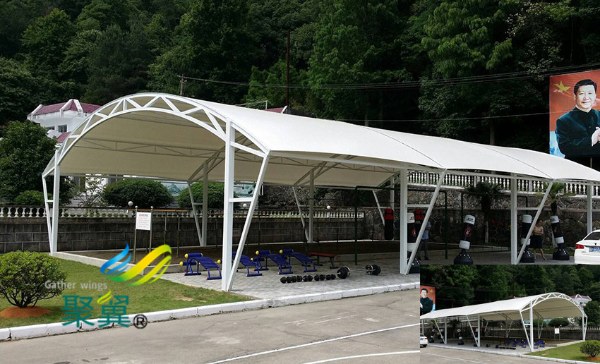  膜結(jié)構(gòu)車棚已被廣泛推廣|膜結(jié)構(gòu)車棚施工周期短