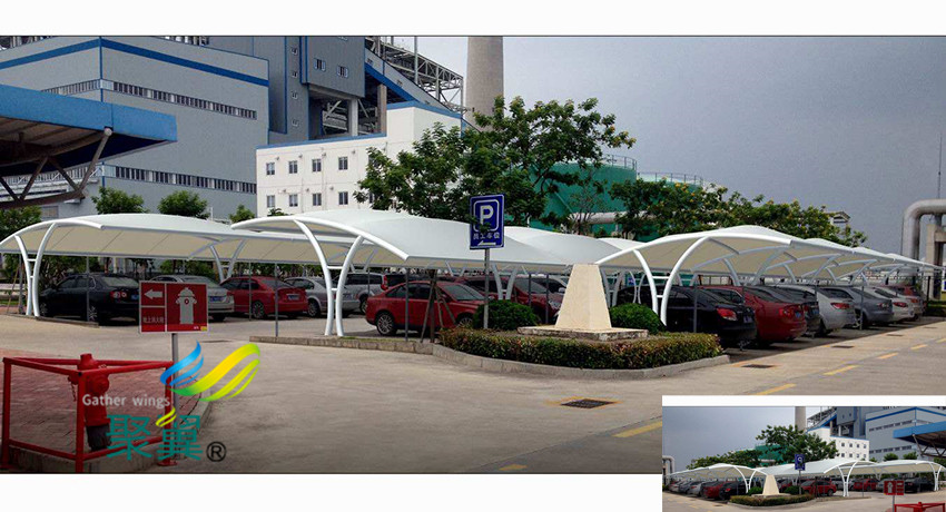 膜結(jié)構(gòu)車棚應(yīng)該怎么設(shè)計(jì)|車棚裁剪制造