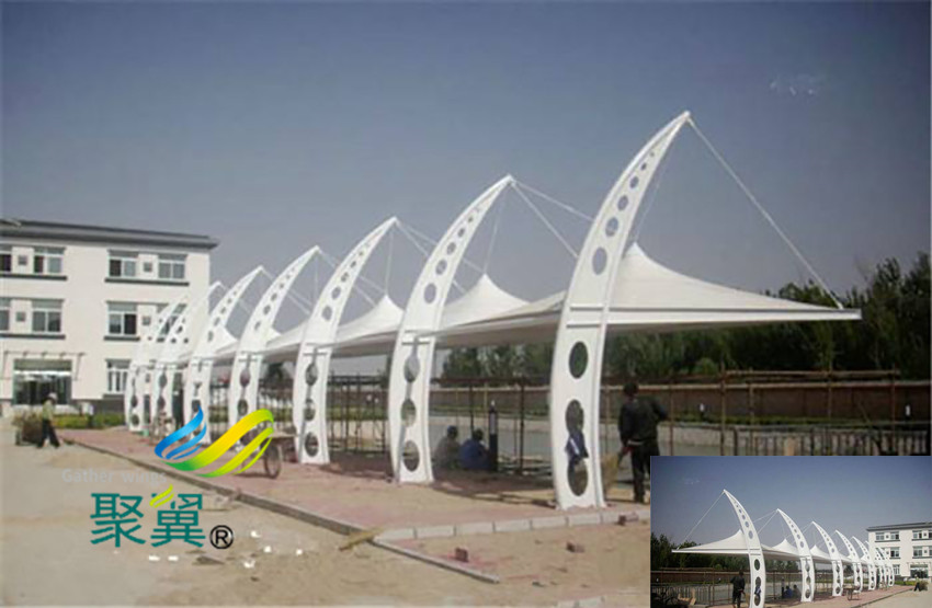 常見(jiàn)停車棚哪些類型|膜結(jié)構(gòu)汽車棚運(yùn)用范疇