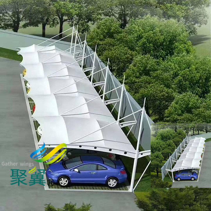 上海膜結構車棚形狀重要性|膜結構材料選擇