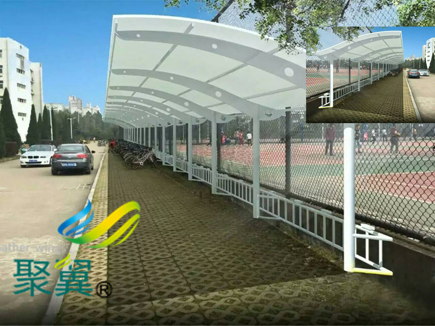 膜結構車棚經(jīng)濟效益好|低耗損柔性膜材    